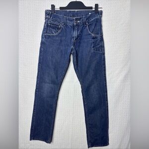 Levi's‎ Blue Straight-Leg Denim Jeans